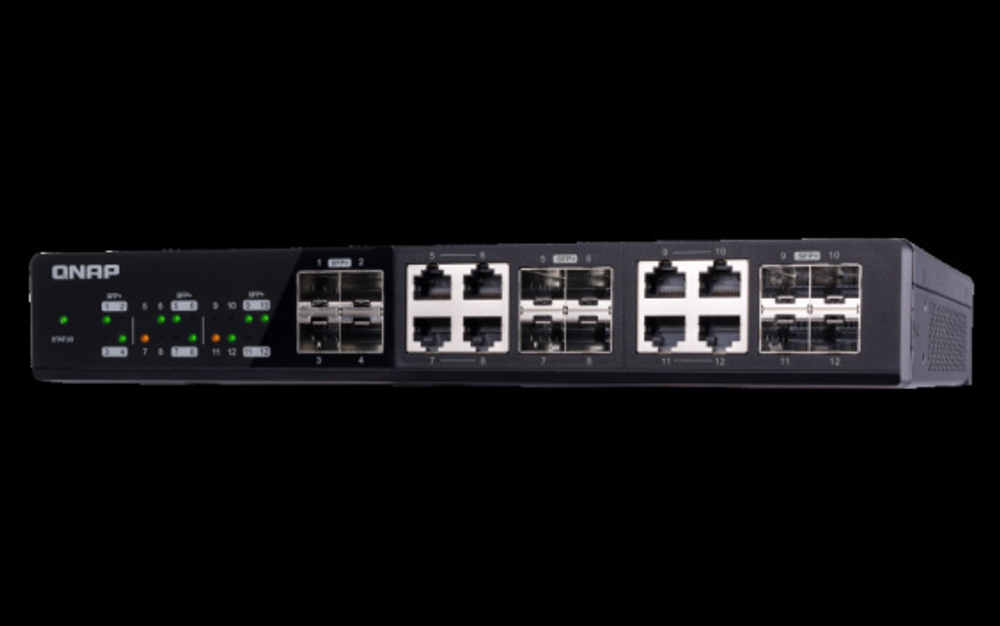 Коммутатор неуправляемый QNAP QSW-1208-8C