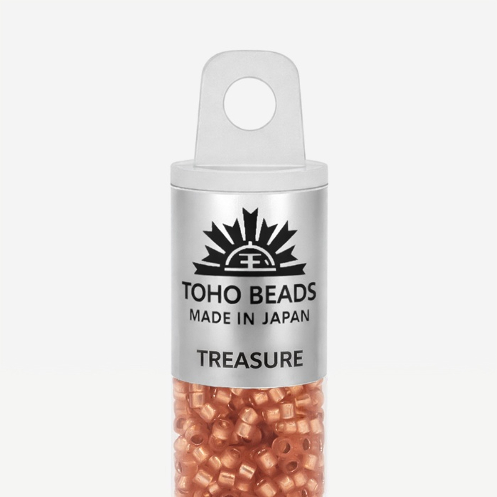 Японский бисер TOHO Treasure (№PF2112), опаловый, полупрозрачный глянцевый