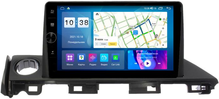 Магнитола для Mazda 6 2015-2018 - Parafar PF014LHDAV на Android 12, Быстрая, CarPlay, 4G SIM-слот