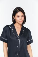 Пижама из тенселя с кантом, размеры: S,M,L,XL