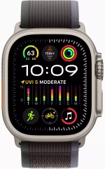 Умные часы Apple Watch Ultra 2 49 мм Titanium Case GPS + Cellular, Blue Black Trail Loop S/M