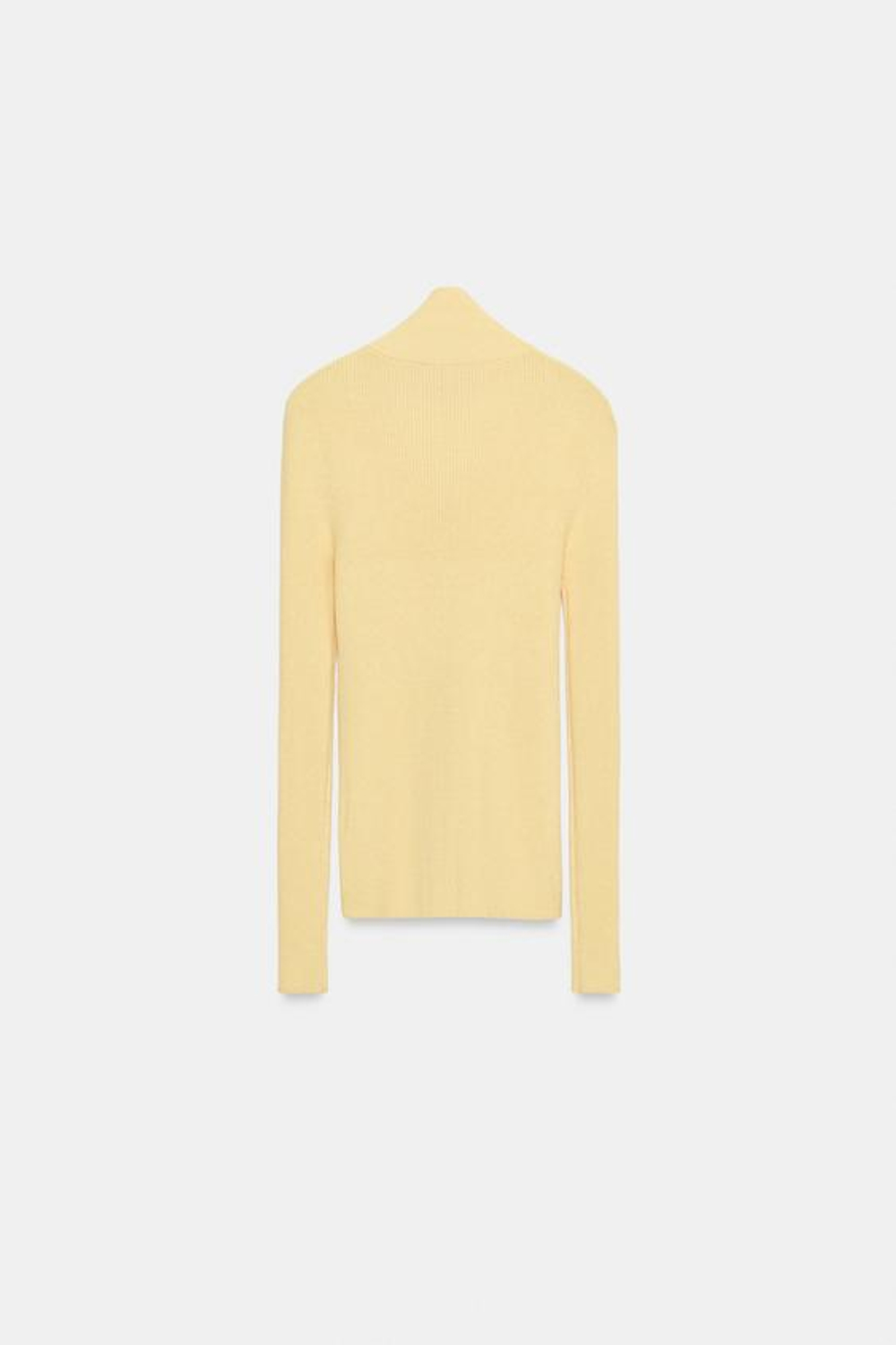 ZARA ПРИТАЛЕННЫЙ КАРДИГАН В РУБЧИК, ПАСТЕЛЬНО-ЖЕЛТЫЙ