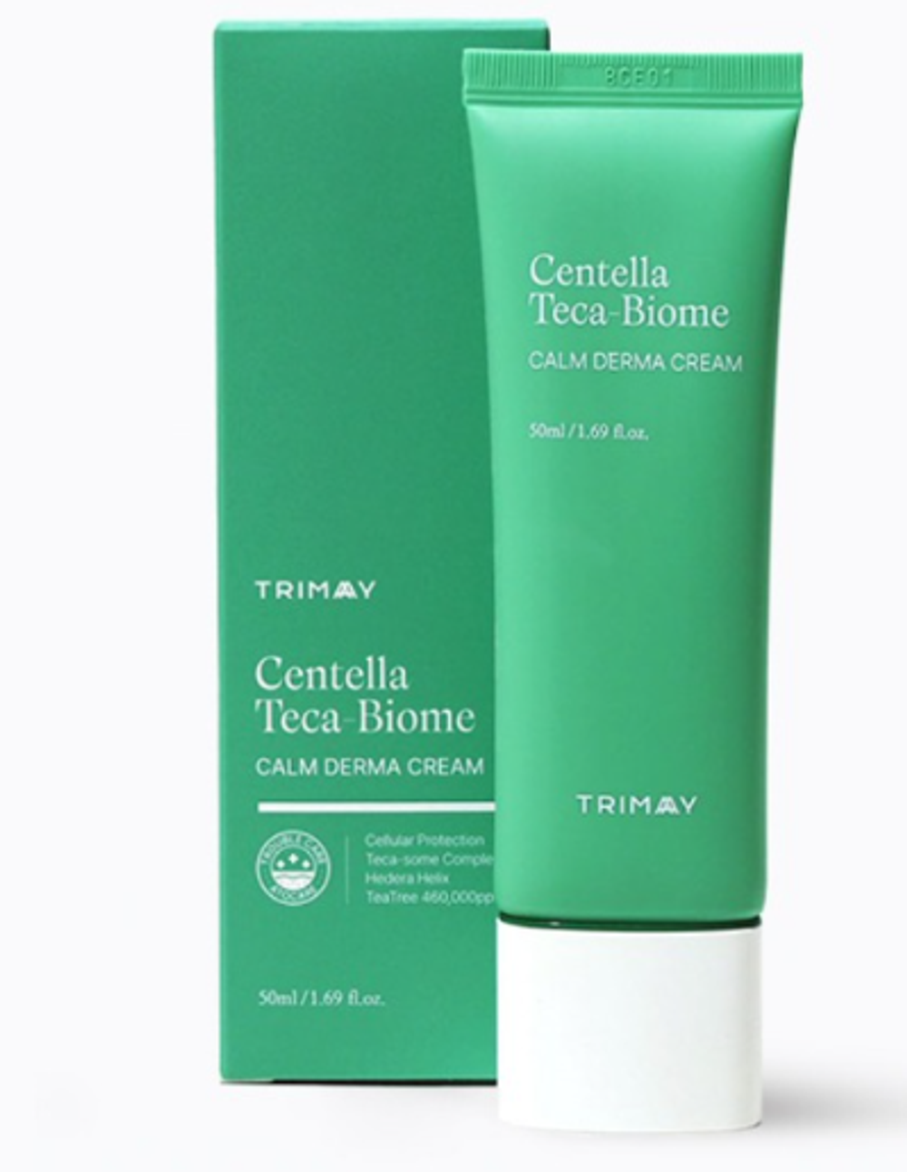 TRIMAY Крем для лица успокаивающий с CICA комплексом и лактобионовым комплексом Centella Teca-Biome Calm Derma Cream (50 мл)