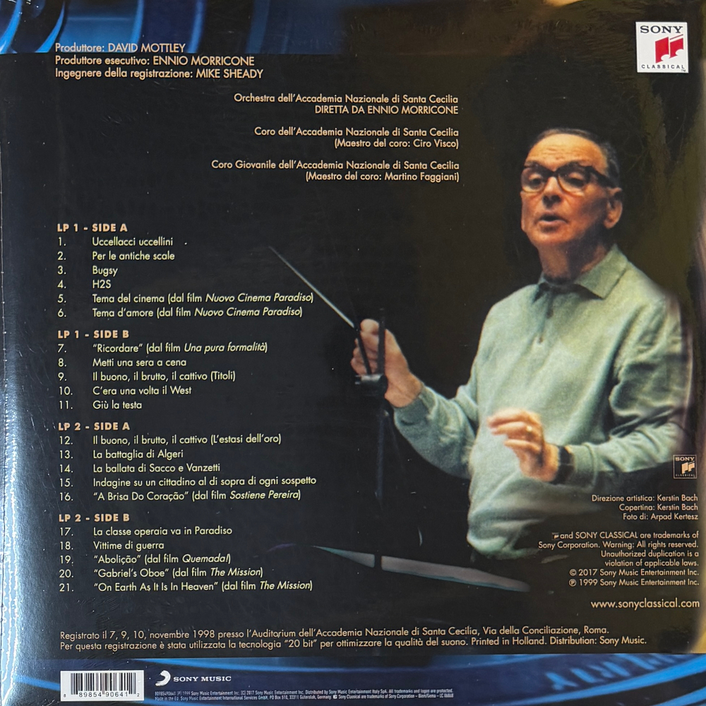 Виниловая пластинка Ennio Morricone - Cinema Concerto A Santa Cecilia 2LP