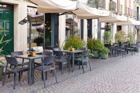 Стул пластиковый Trill Bistrot цвет антрацит