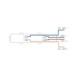 Коннектор питания MAG-ORIENT-CON-POWER (WH) (Arlight, IP20 Пластик, 3 года)