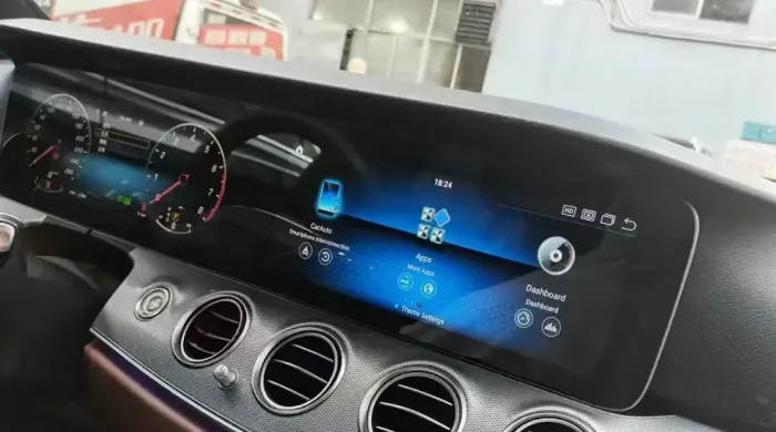 Магнитола для Mercedes-Benz E-класс (W213) 2016-2018 NTG 5.5 - Kuberg MRW-M1202 мониторы 12.3", Android 12, Быстрая, 4G SIM-слот, CarPlay