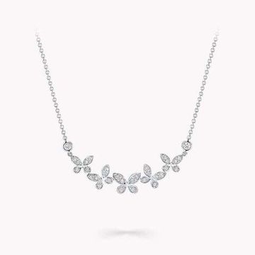 Колье Graff Butterfly Petite Pavé Diamond Line Pendant