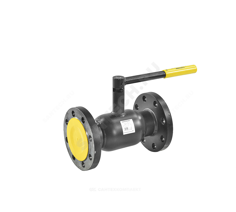 Кран шаровой сталь 09Г2С Ballomax КШТ 60.103 Ду 80 Ру16 фл L=280мм BROEN КШТ 60.103.080.А.16
