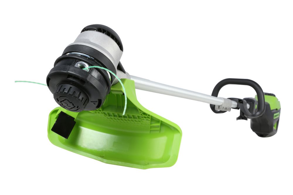 Аккумуляторный триммер Greenworks GD60LTК4, 60v, 40 см, (2108307U2B), с аккумулятором 2 А·ч ; 4 А·ч и зарядным устройством