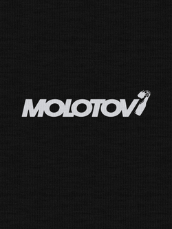 Худи MLTV Большое Лого Черный