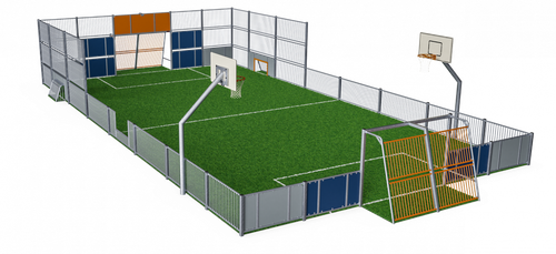 Площадка MUGA, 11x21 - металл