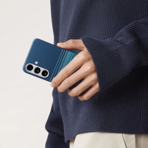 Чехол Pitaka Tactile Woven для Samsung Galaxy S25, Восход луны| Moonrise