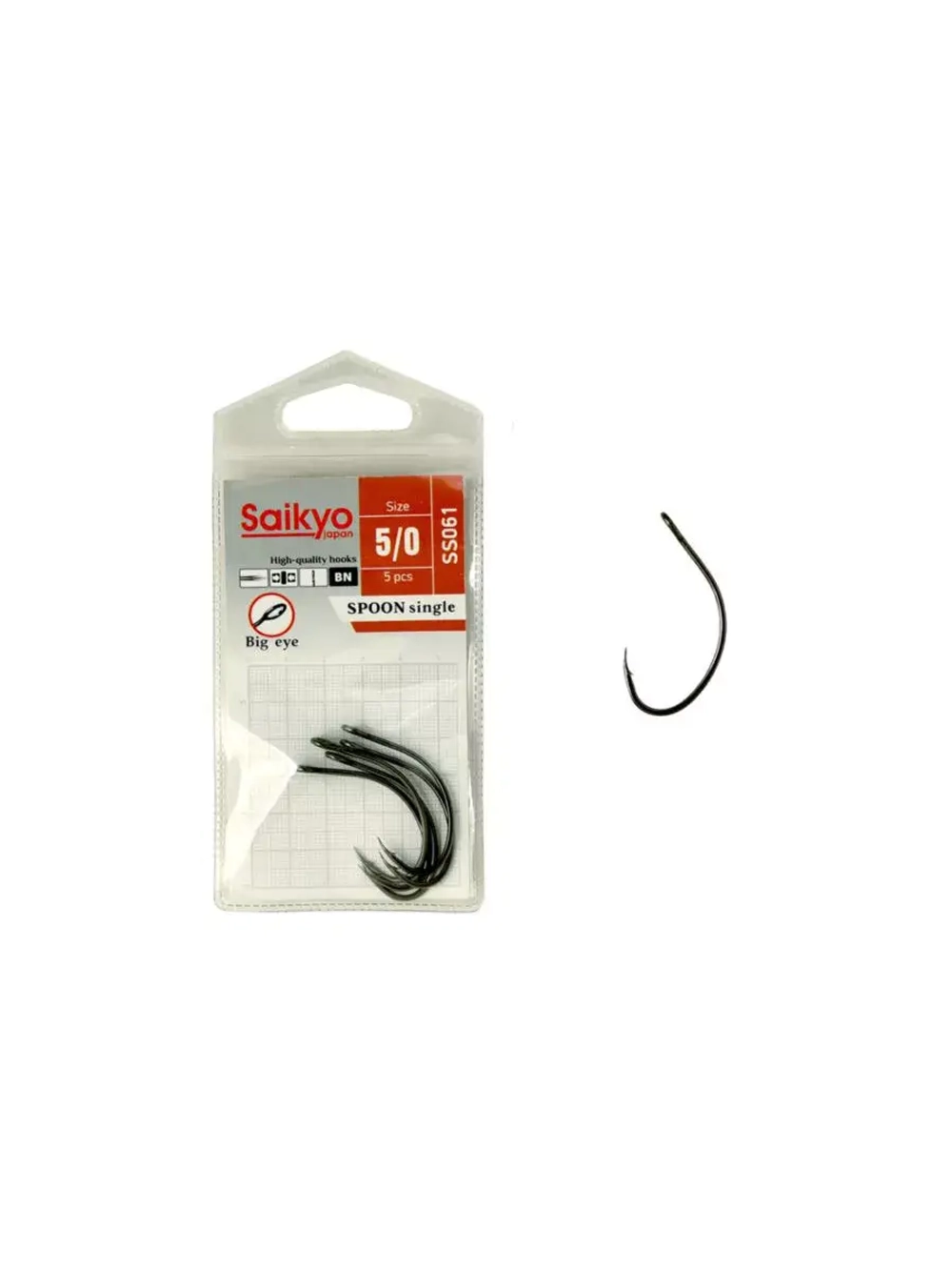 Крючки Saikyo SS061-BN SPOON SINGLE