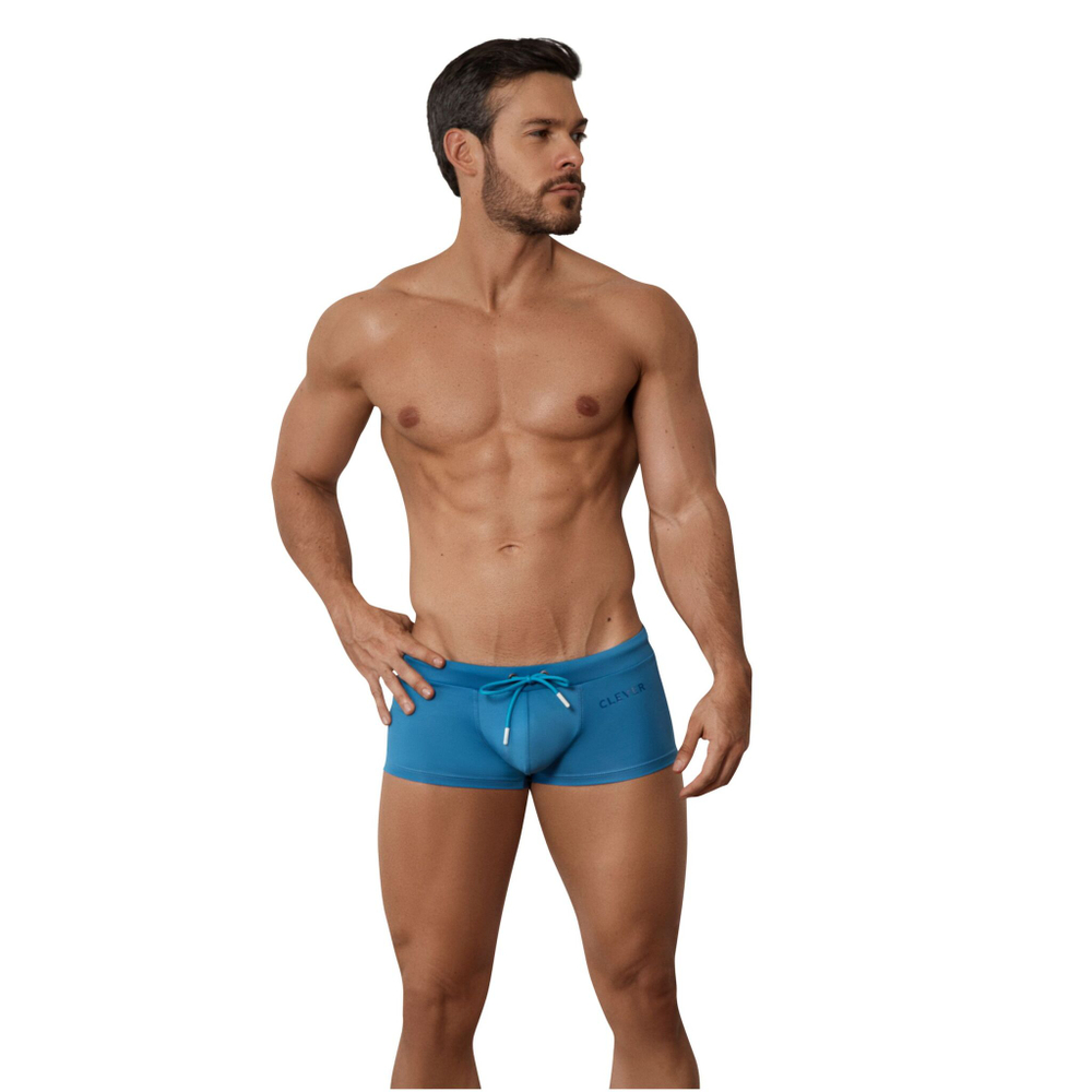 Синие мужские плавки-боксеры Malibu Swimsuit Trunks (Размер: M) (Цвет: синий)