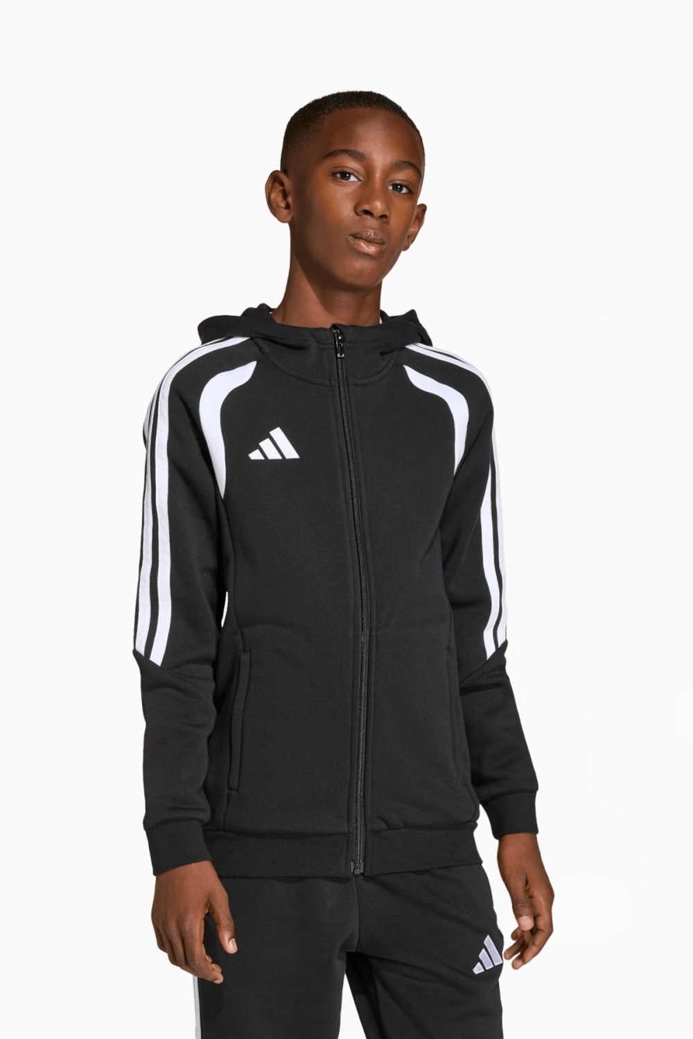 Кофта adidas Tiro 26 League Sweat Full-Zip Junior - черный