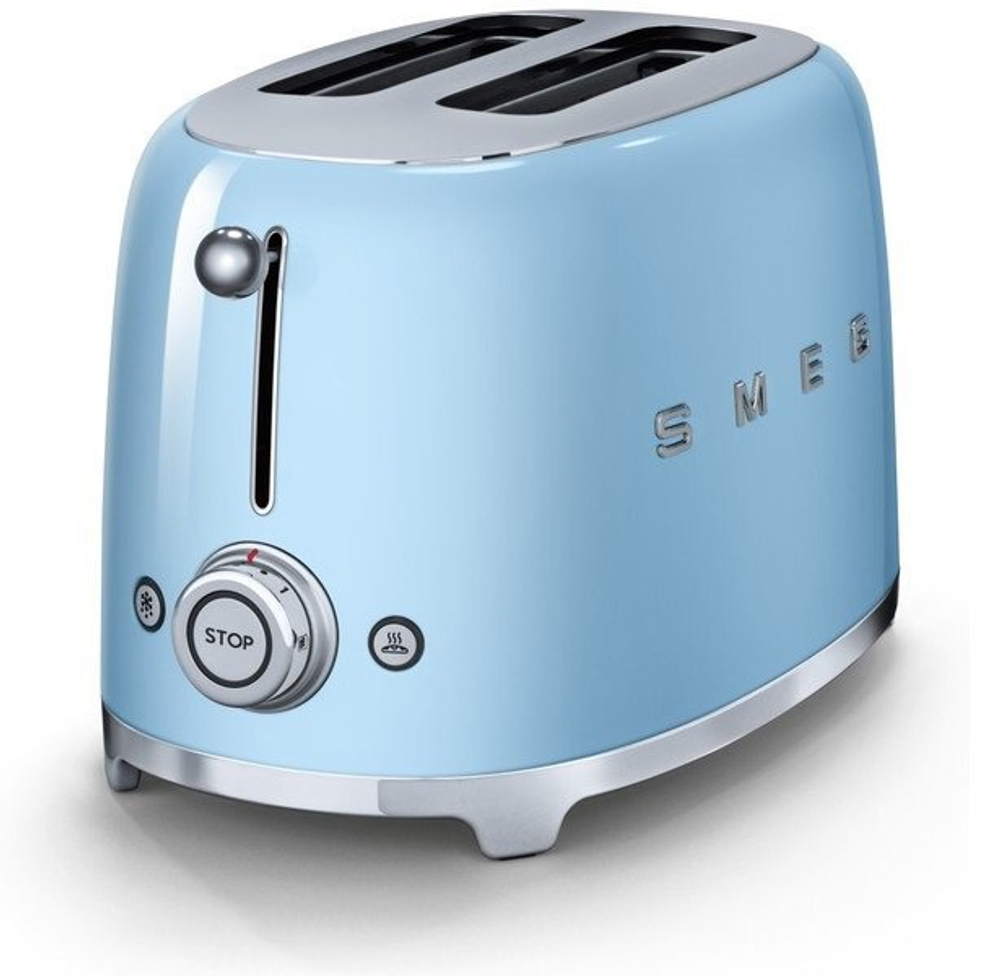 Тостер Smeg TSF01PBEU, пастельный голубой