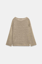 СВИТЕР С ШИРОКИМ ВОРОТНИКОМ - ZARA
