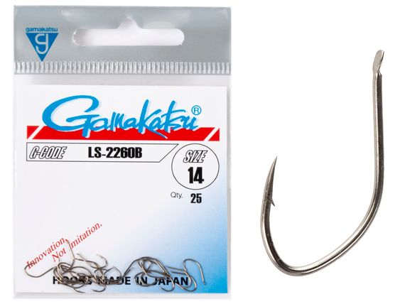 Крючки Gamakatsu LS-2260B HOOKS BRONZE разм. 14 25шт.