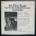 Glen Daly ‎– Live At The Ashfield Glasgow (Англия 1970г.)