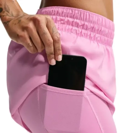 Женские теннисные шорты Nike Dri-Fit One 2-in-1 - pink rise/white