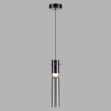 Подвесной светодиодный светильник 5W 3000К 5058/5L чёрный/дымчатый Scrow Odeon Light