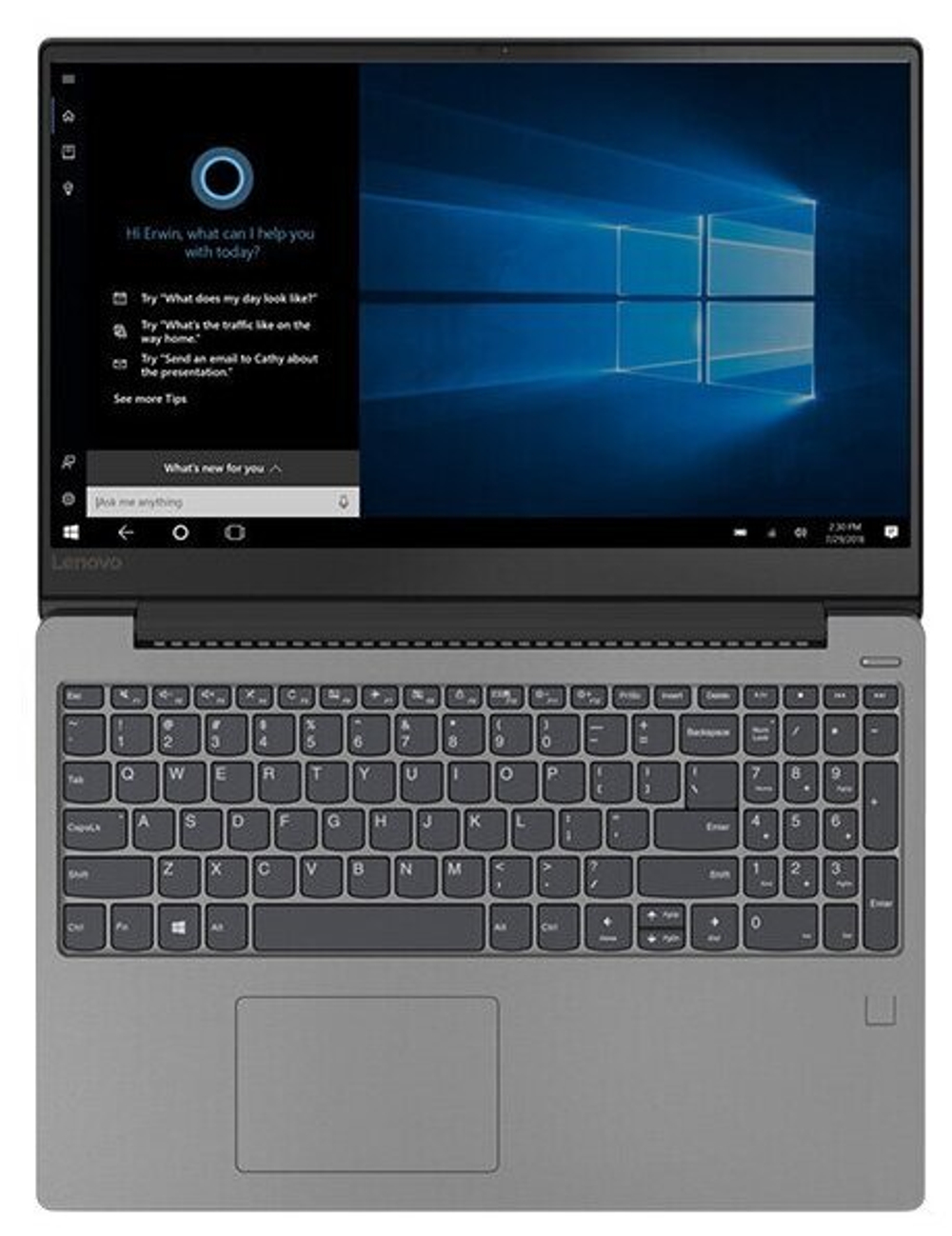 Ноутбук Lenovo 330s-15IKB CPU: Intel Core i5 8250U 1.6 ГГц, RAM: 6 ГБ, HDD: 1 ТБ + 16 ГБ Optane, GPU: nVidia GeForce GTX 1050 4 ГБ, OS: Windows 11 Домашняя, Цвет: Серый, Состояние: B1
