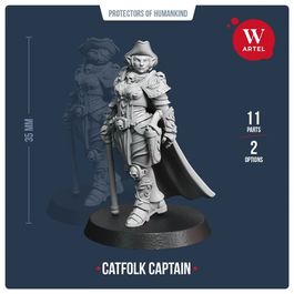 Миниатюра Catfolk Captain