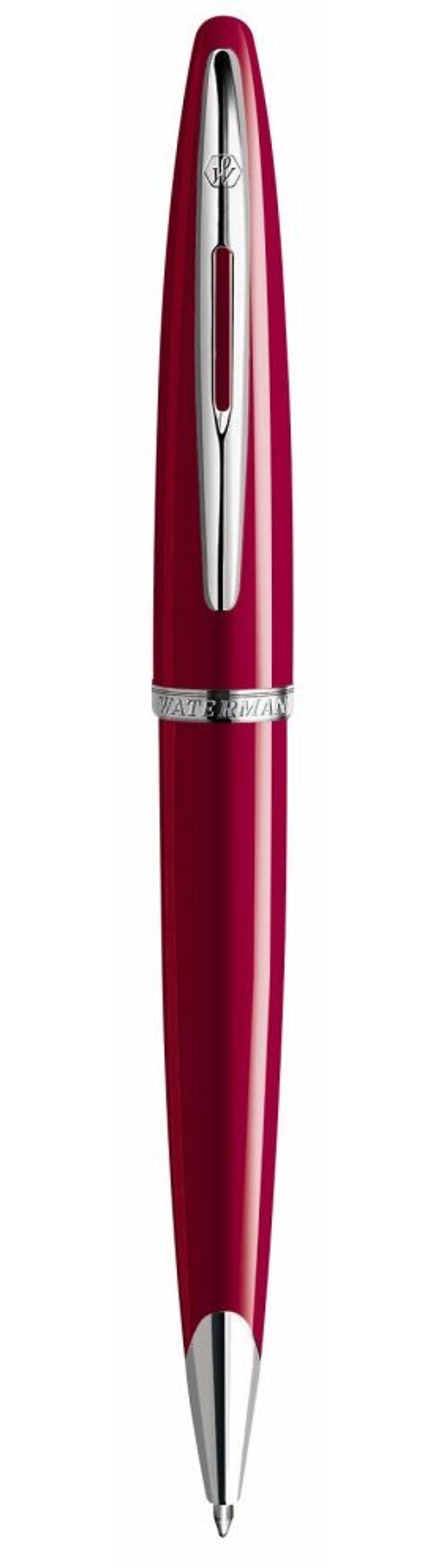 Шариковая ручка Waterman Carene, цвет: Glossy Red Lacquer ST, стержень: Mblue