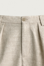 БРЮКИ СВОБОДНОГО КРОЯ СО СКЛАДКАМИ — ZARA