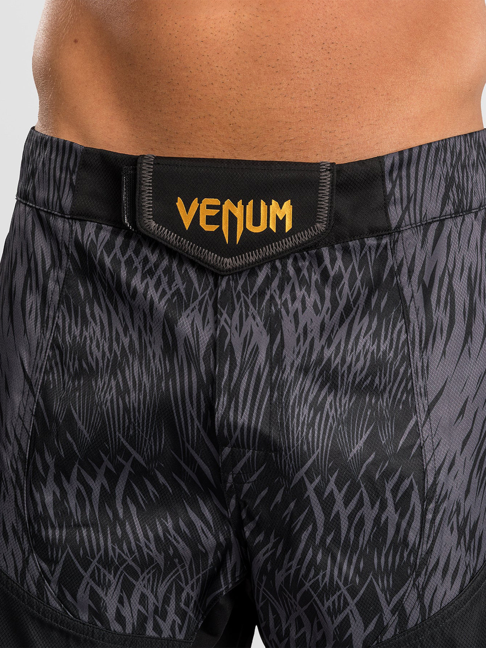 Шорты ММА Venum x Chimaev Wild Borz Black/Grey/Gold