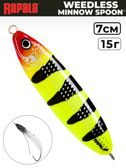 Незацепляйка RAPALA Minnow Spoon RMS07 / 7 см, 15 г, цвет CLT