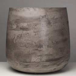 Кашпо CONE CONCRETE GREY DARK D60 H42