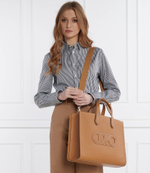 Кожаная сумка-шопер Gigi Michael Kors - коричневый(30S4G3GT3L)