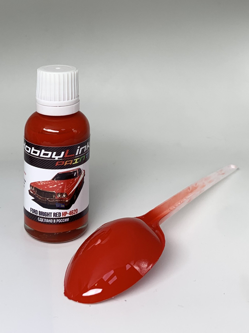 Краска лаковая HobbyLink Ford Bright Red HP-4620