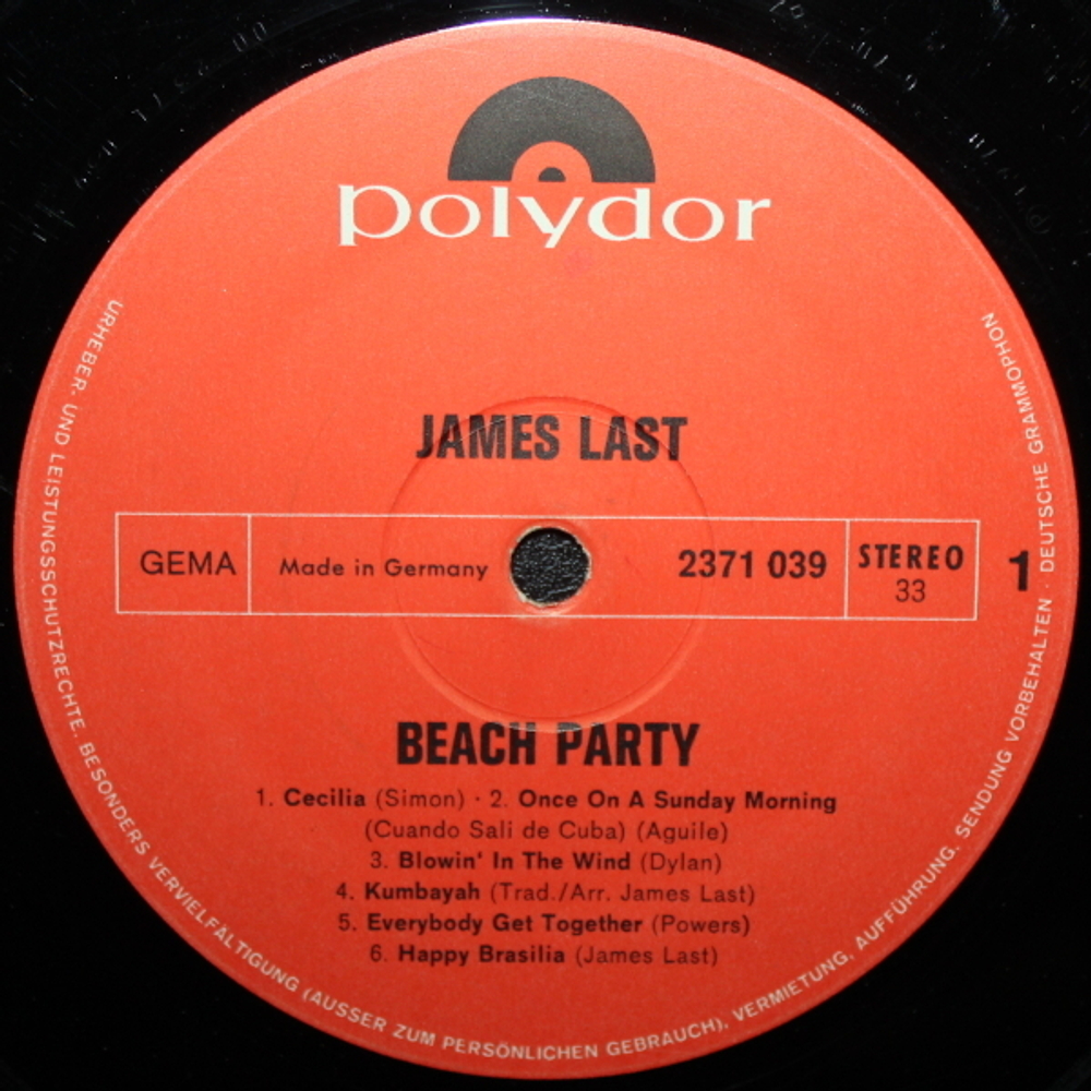 James Last / Happy Beachparty (LP)