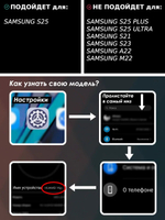 Стильный глянцевый чехол для SAMSUNG GALAXY S25 (не ULTRA/ FE/ PLUS!) с кольцом-подставкой и бархатной подкладкой