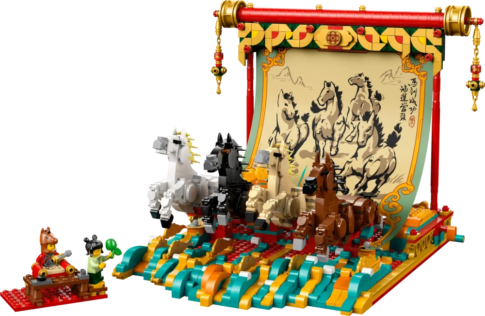 Конструктор LEGO 80119 Galloping Horses Canvas