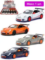 KT5352D Машина металлическая Kinsmart Porsche 911 GTS