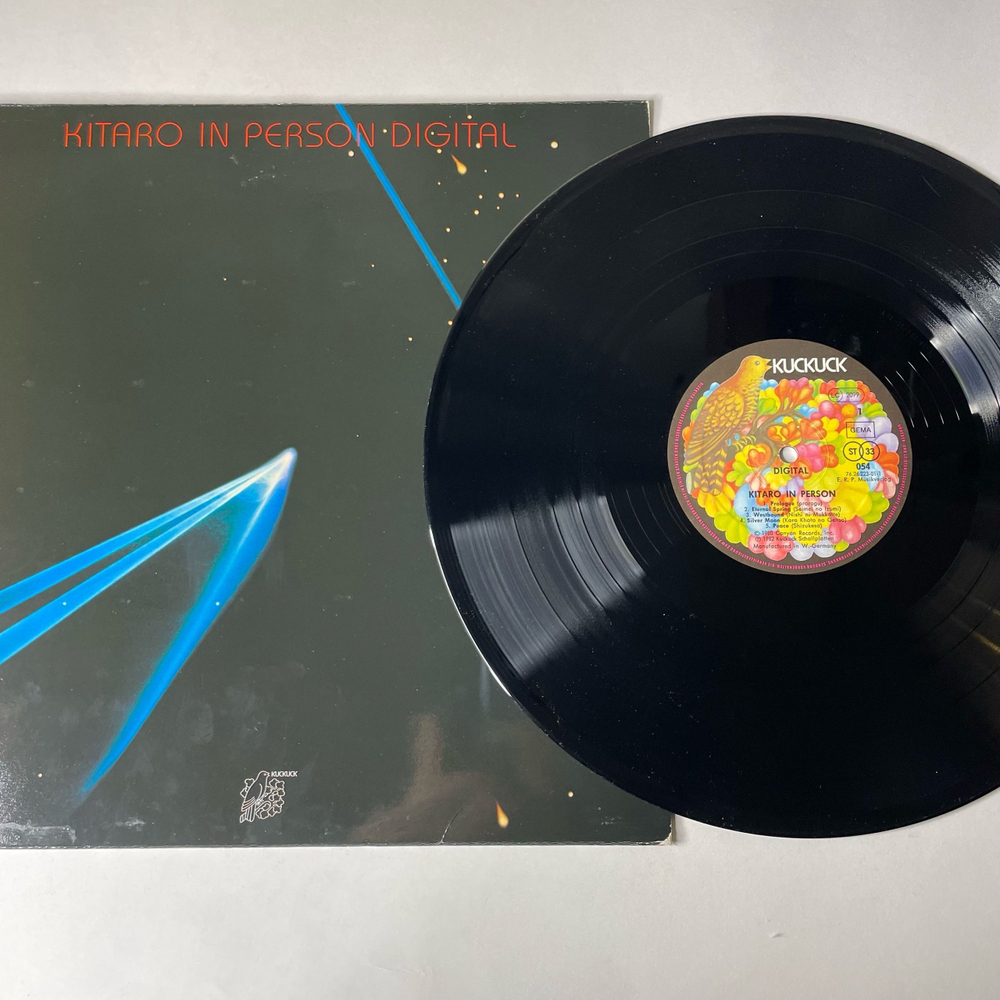 Винтажная виниловая пластинка LP Kitaro In Person Digital (Германия 1982)