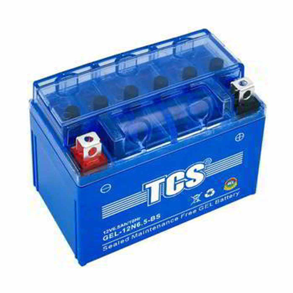 Аккумулятор мото TCS GEL 6,5 (12N6,5-BS)