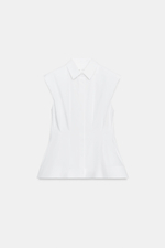 РУБАШКА СО СКЛАДКАМИ И ПРОЙМАМИ — ZW COLLECTION — ZARA