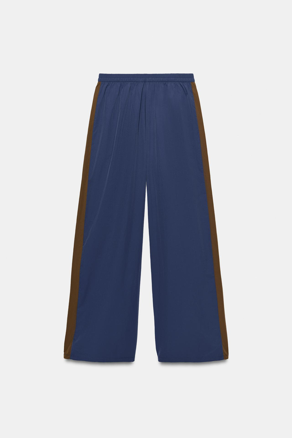 ZARA ТЕХНИЧНЫЕ БРЮКИ С ЛАМПАСАМИ, СИНИЙ