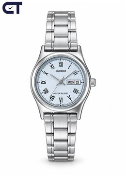 CASIO LTP-V006D-2B CASIO Collection женские наручные часы — синий циферблат, день недели и дата