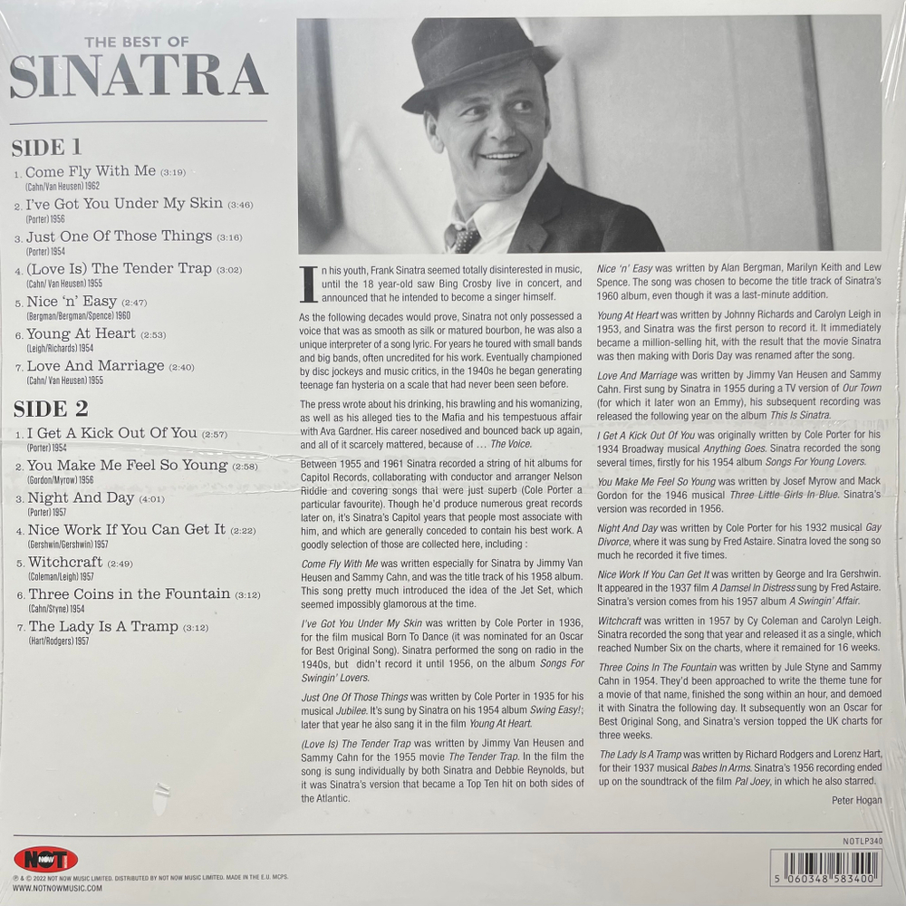 Frank Sinatra ‎– Best Of (Европа 2022г.)