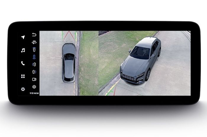 Магнитола для Toyota RAV4 5 2018-2025 (рынок РФ/ОАЭ) - Teyes LUX ONE 360 монитор 12.3", Android 10, Быстрая, CarPlay, 4G SIM-слот, 4 камеры в комплекте