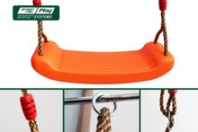 Качели SLP SYSTEMS 3 секции + качеля диск красная + лодочка красная + качеля с фиксацией желтое