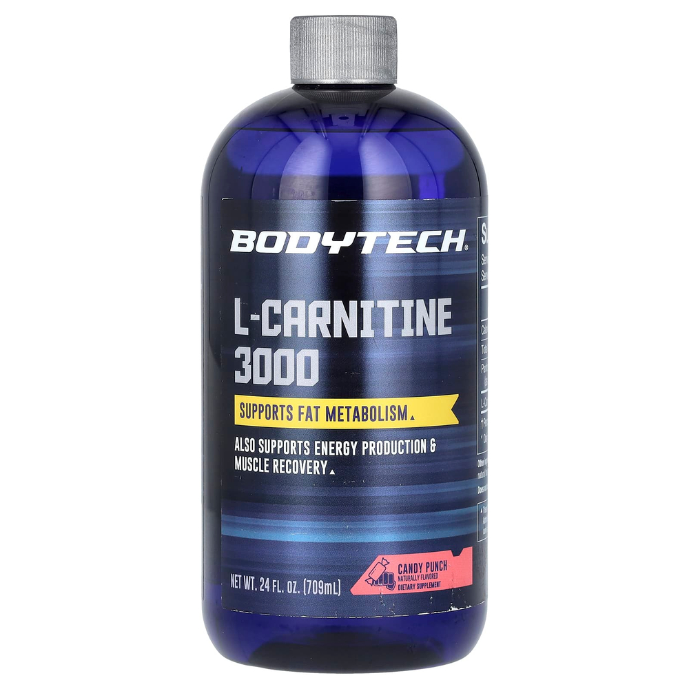 BodyTech, L-карнитин 3000, Candy Punch, 709 мл (24 жидк. унции)