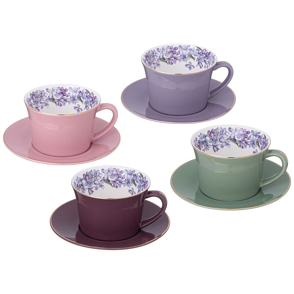 ЧАЙНЫЙ НАБОР LEFARD "LILAC" НА 4 ПЕР.8 ПР. 250 МЛ (КОР=8НАБ.)