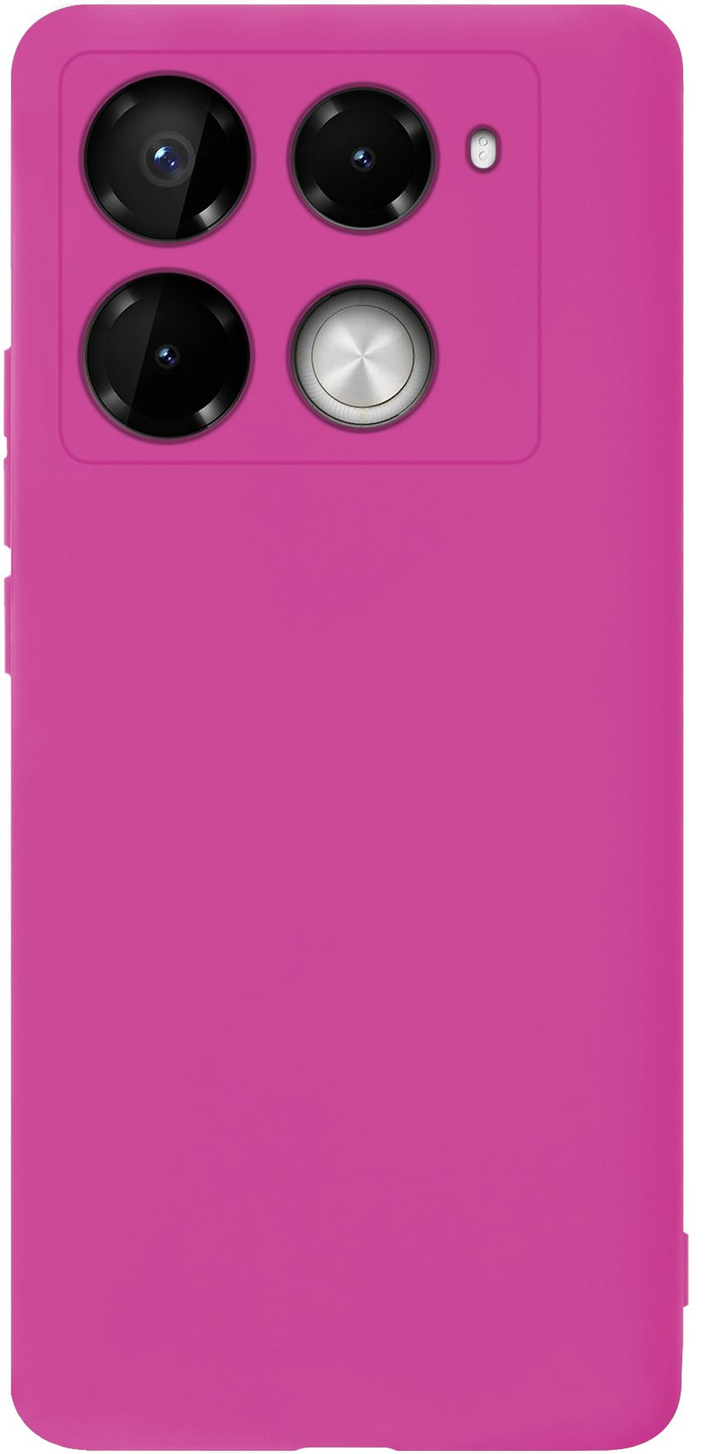 Мягкий Soft Touch чехол из силикона для INFINIX NOTE 40 PRO / 40 PRO PLUS с бархатной подкладкой